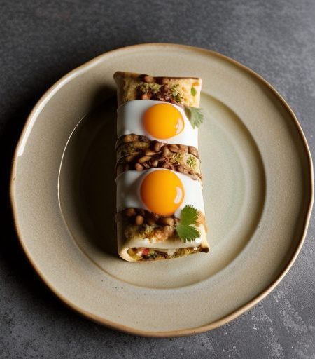 Egg & Bean Burritos - Sunset recipe image