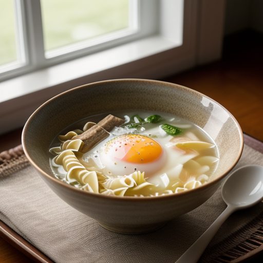Egg Drop & Noodle Soup recipe image