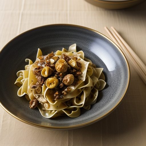 Egg Noodle Bake With Golden Raisins recipe image