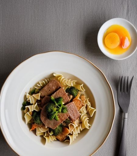 Egg Noodles With Sausage recipe image