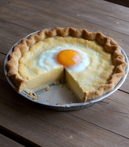 Egg Pie - No Crust recipe image