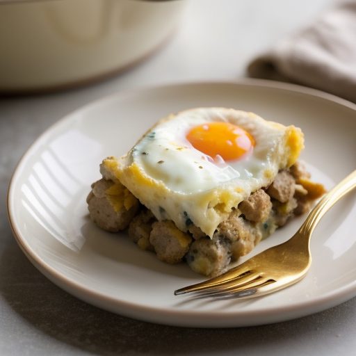 Egg & Sausage Casserole recipe image