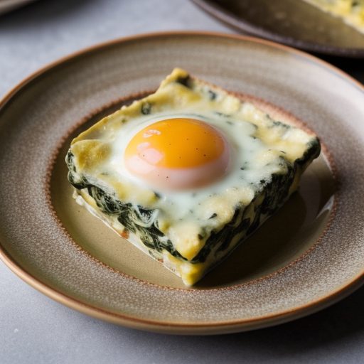 Egg and Spinach Casserole recipe image