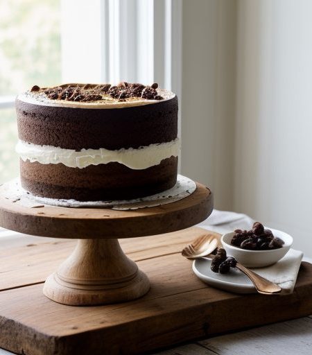 Eggless Butterless & Milkless Cake recipe image
