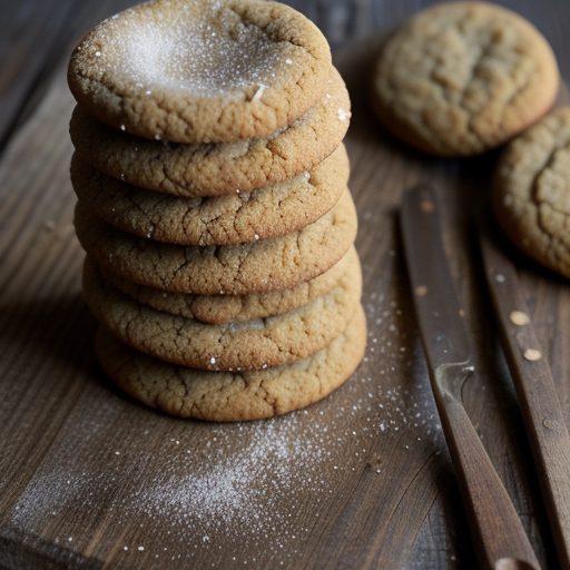 Eggless Ginger Cookies - Rolled recipe image