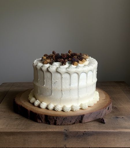 Eggless, Milkless, Butterless Cake recipe image