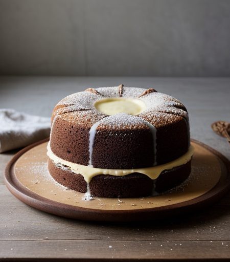 Eggless~ Milkless Spice Cake recipe image