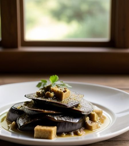 Eggplant Matzo Mina recipe image