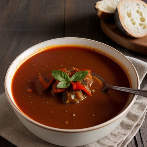 Eggplant Tomato & Pepper Sauce recipe image