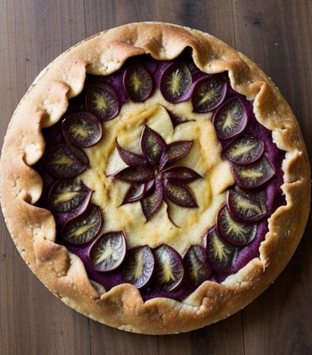 Eggplant Tomato Tart recipe image