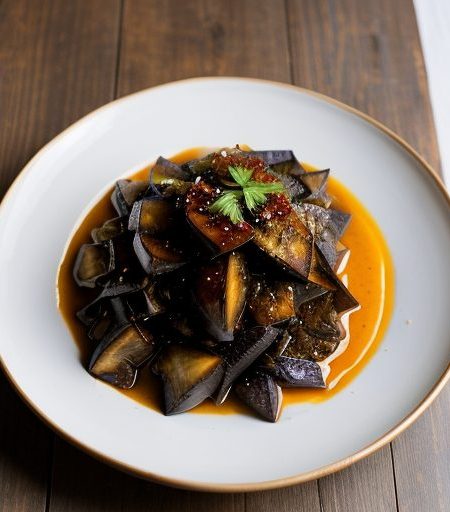 Eggplant With Spicy Meat recipe image