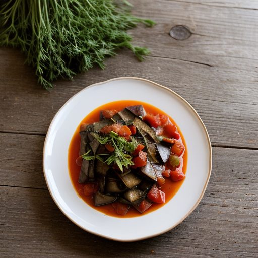 Eggplant With Tomatoes recipe image