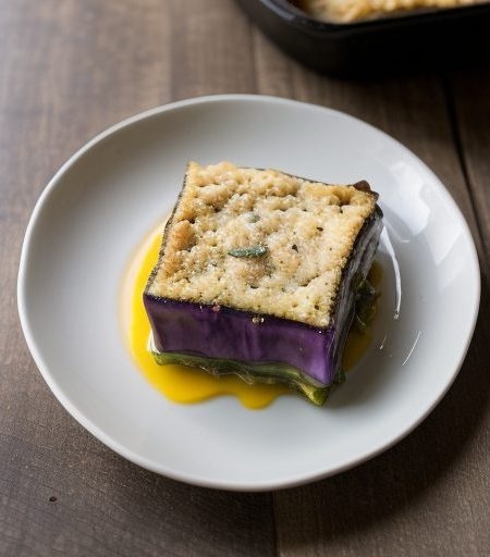 Eggplant and Green Pepper Kugel recipe image