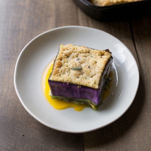 Eggplant and Green Pepper Kugel recipe image