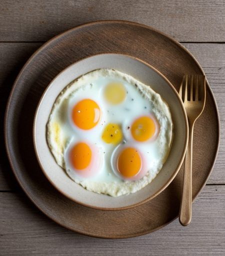 Eggs Baked in Sour Cream recipe image
