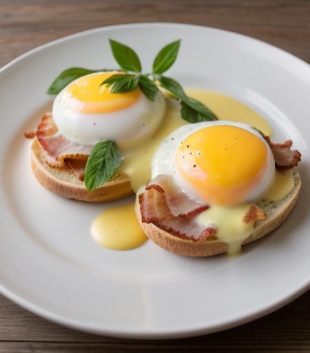 Eggs Benedict Without Real Eggs recipe image