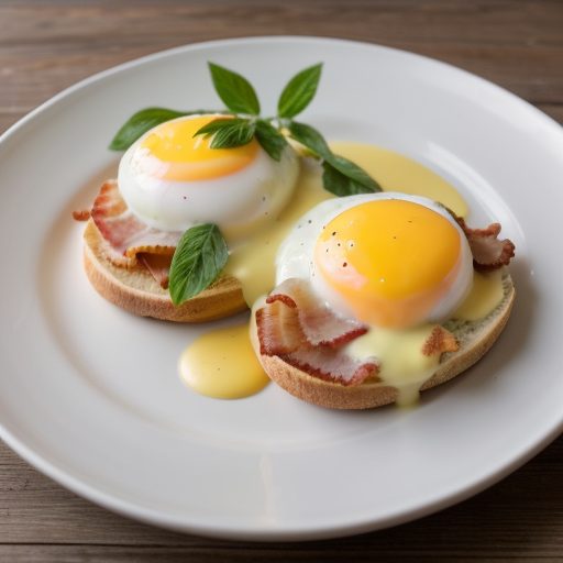 Eggs Benedict Without Real Eggs recipe image