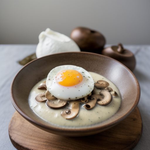 Eggs Elegant With Mushroom Sauce recipe image