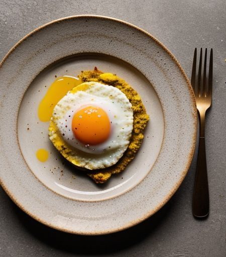 Eggs With Tortilla De Maiz recipe image