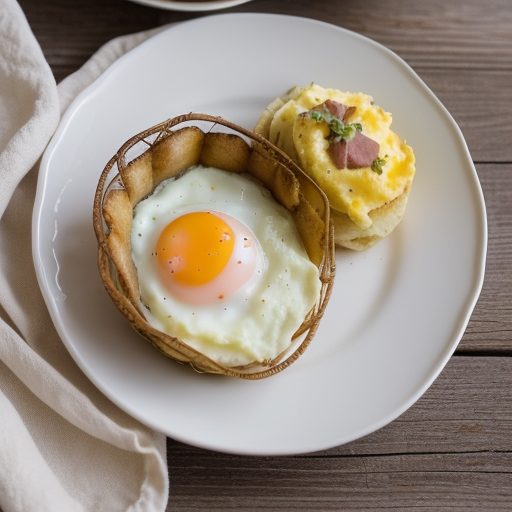 Eggs in Potato Nests recipe image