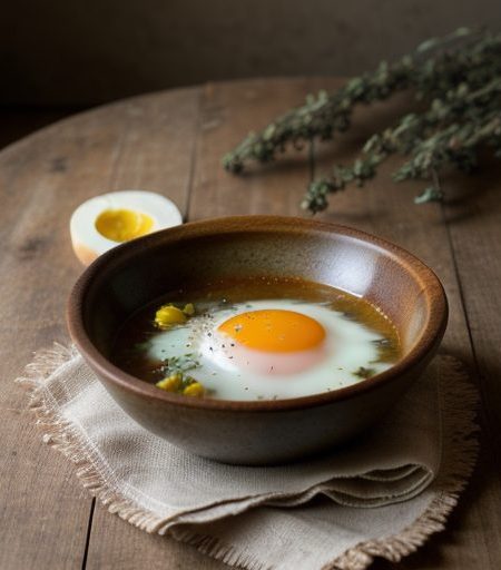 Eggs in Tomato Broth recipe image