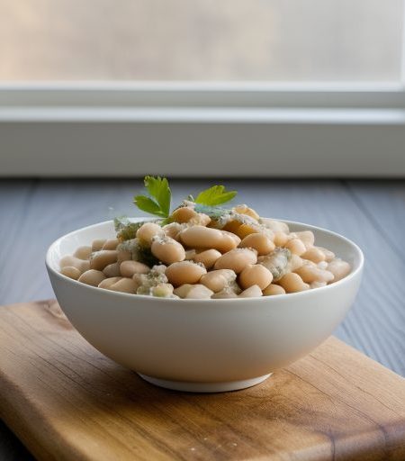 Egyptian-Style White Bean Salad recipe image