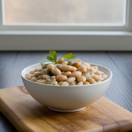 Egyptian-Style White Bean Salad recipe image