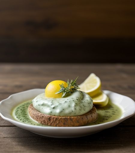 Eier in Gruner Sosse (Eggs in Green Sauce recipe image