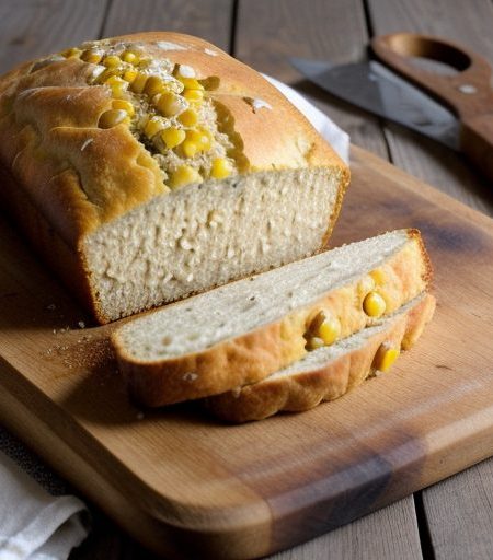 Eileen's Corn-Chillies-Cheese Bread recipe image