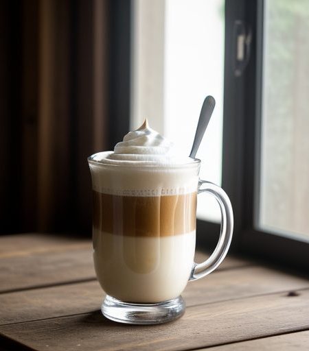 Einspanner (German Coffee With Whipped Cream recipe image
