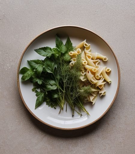 Elbow Pasta With Basil~ Parsley & Lime recipe image