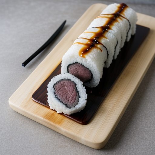 Elegant Asparagus Beef Roll With Teriyaki Sauce recipe image
