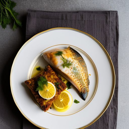 Elegant Baked Fish recipe image