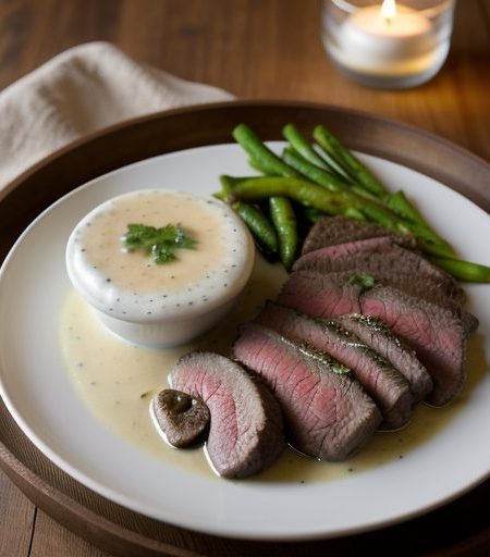 Elegant Steak & Rice recipe image