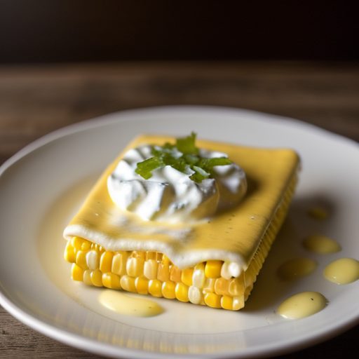 Elote Con Crema (Fresh Corn With Cream, Chiles, & Cheese recipe image