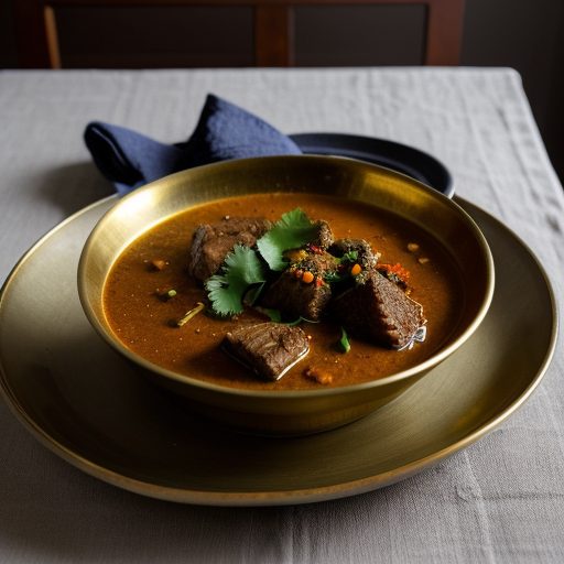 Elu Mus (Mutton Curry recipe image