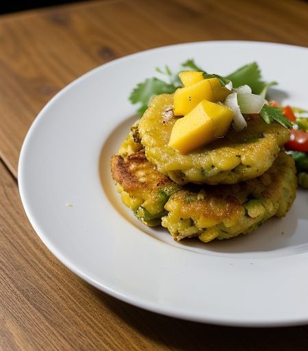 Emeril's Conch Fritters With Mango Chutney recipe image