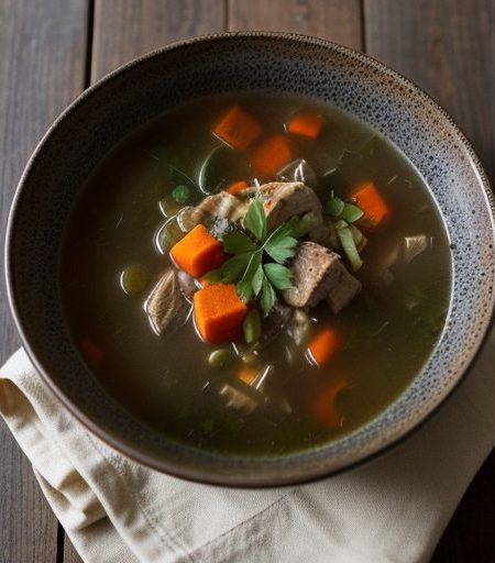 Emeril's Get-Well Chicken Vegetable Soup recipe image