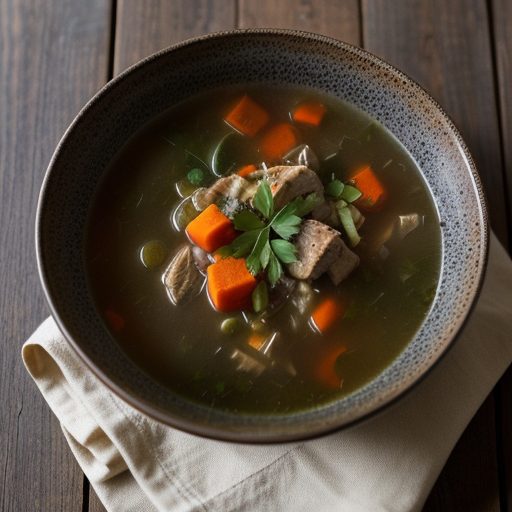 Emeril's Get-Well Chicken Vegetable Soup recipe image