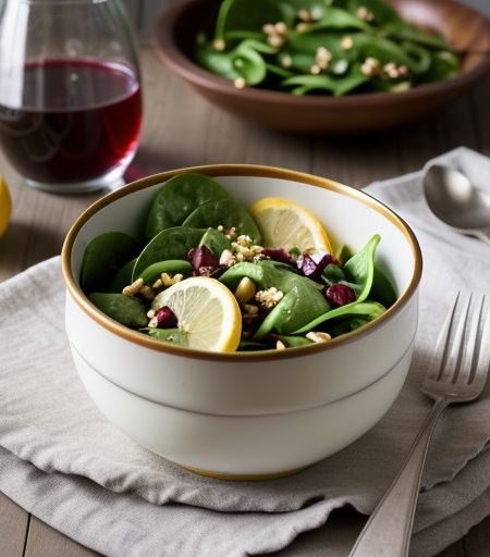 Emily's Spinach Salad recipe image