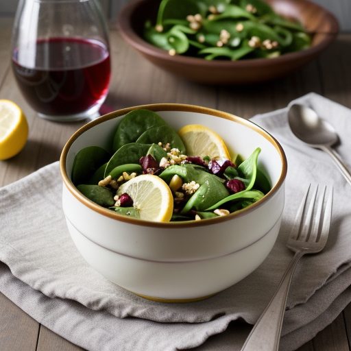 Emily's Spinach Salad recipe image