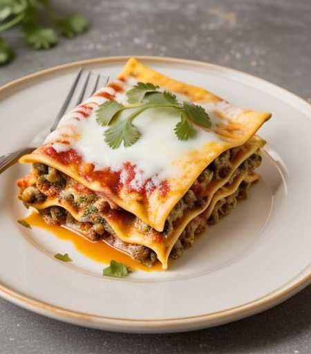Enchilada Lasagna recipe image
