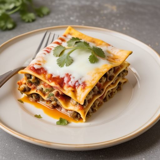 Enchilada Lasagna recipe image