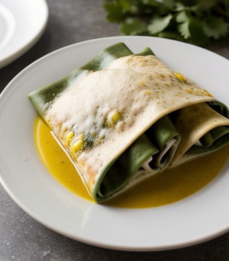 Enchiladas Verdes (Green Enchiladas recipe image