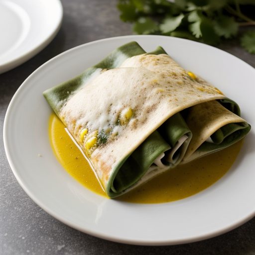 Enchiladas Verdes (Green Enchiladas recipe image