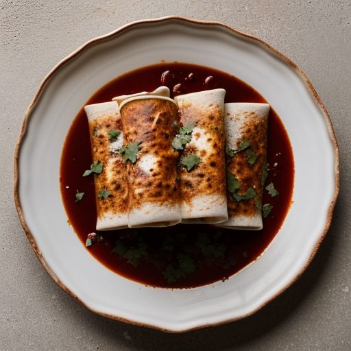 Enchiladas With Chilitomato Salsa recipe image