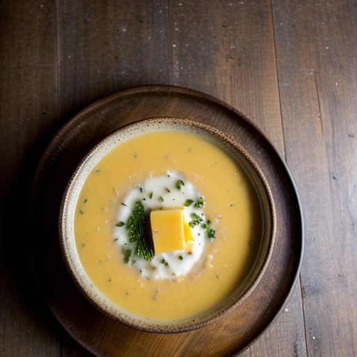 English Cheddar Cheese Soup recipe image