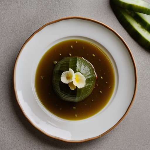 English Cucumber and Ginger Conserve recipe image