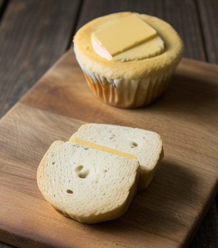 English Muffins With Bacon Butter recipe image