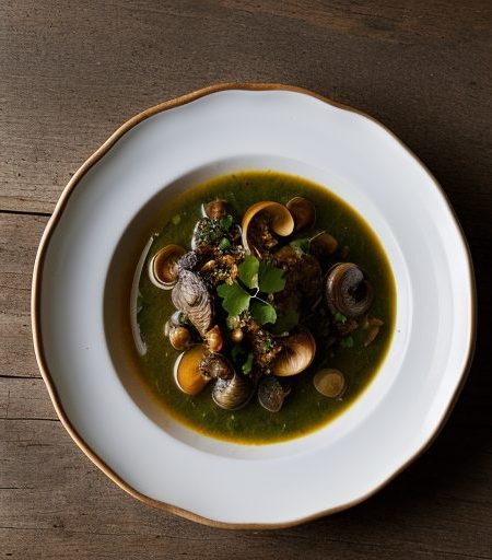 Escargot - Chanterelle Stew recipe image